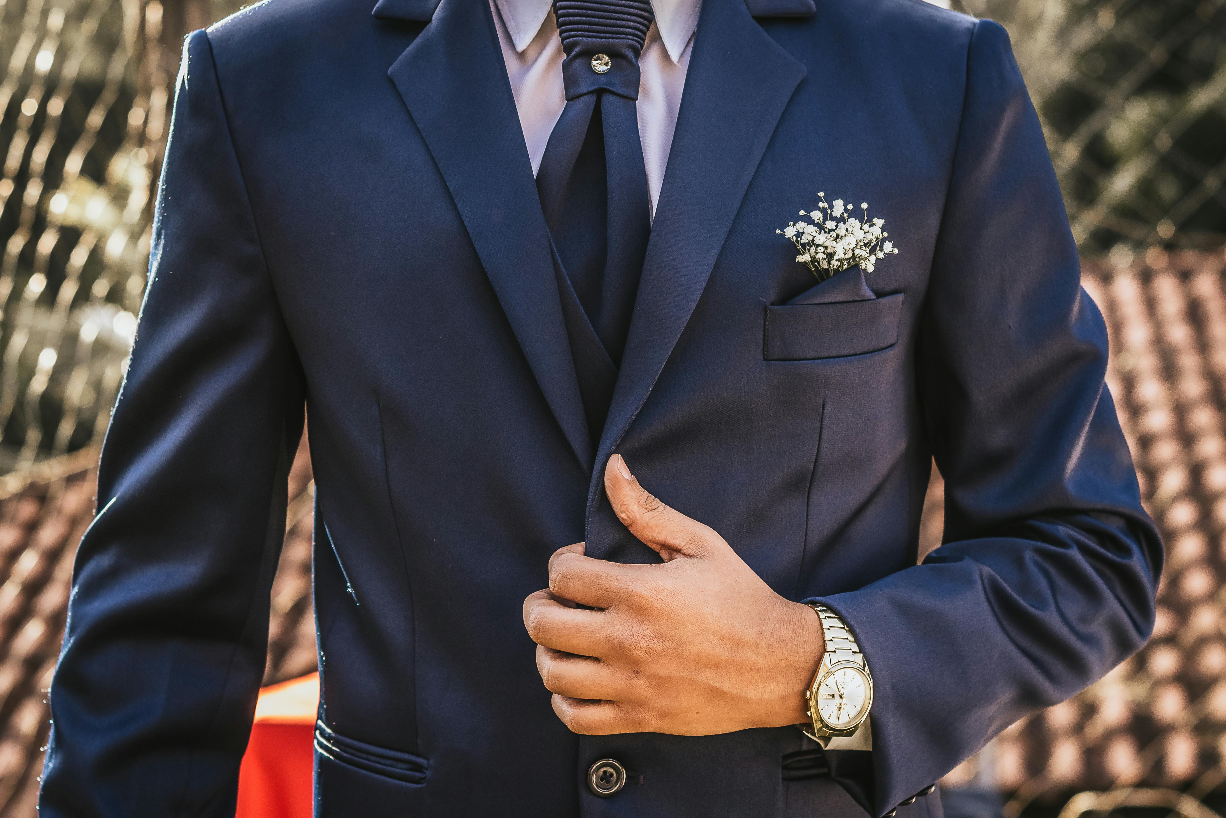 Premium Navy Business Suit